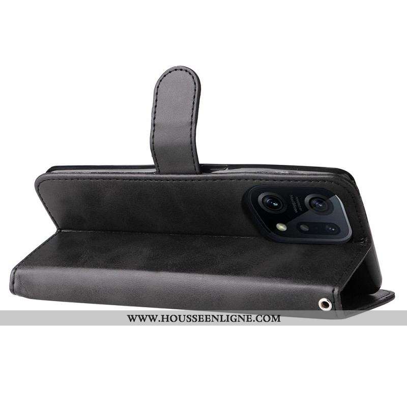 Housse Oppo Find X5 Porte-monnaie