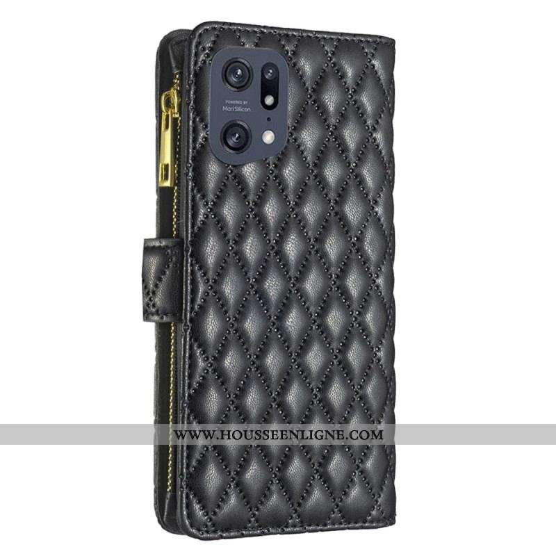 Housse Oppo Find X5 Pro Binfen Color Style Matelassé
