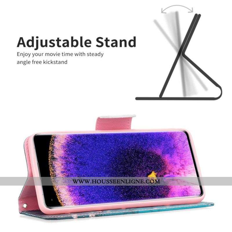 Housse Oppo Find X5 Pro Branches Fleuries