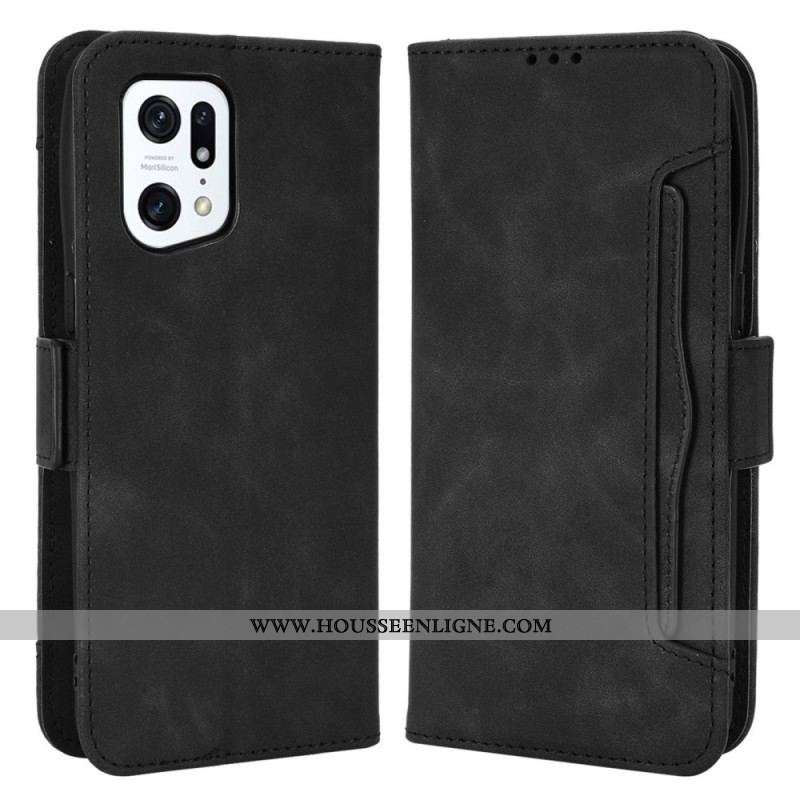 Housse Oppo Find X5 Pro Classe Première Multi-Cartes