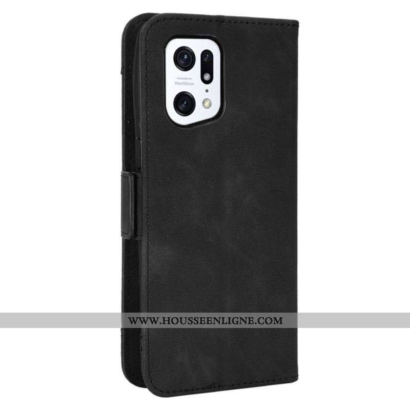 Housse Oppo Find X5 Pro Classe Première Multi-Cartes