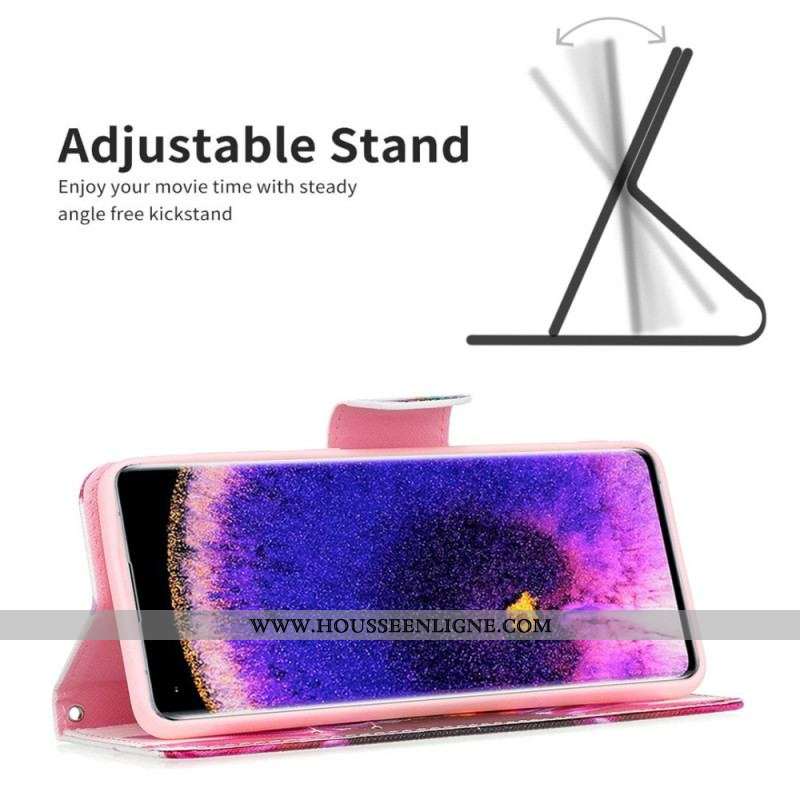 Housse Oppo Find X5 Pro Fleur Aquarelle