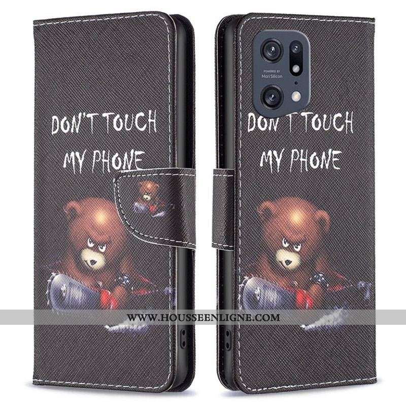 Housse Oppo Find X5 Pro Ours Dangereux