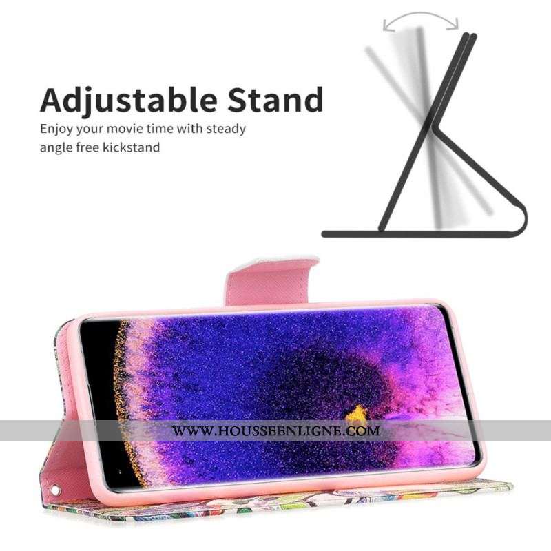 Housse Oppo Find X5 Pro Peinture Arbre