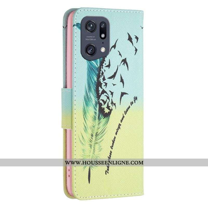 Housse Oppo Find X5 Pro Plume