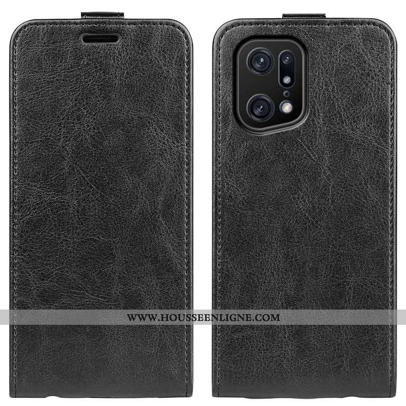 Housse Oppo Find X5 Pro Rabat Vertical