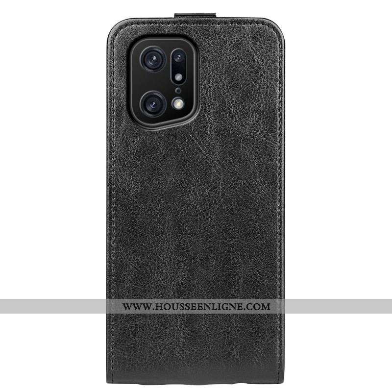 Housse Oppo Find X5 Pro Rabat Vertical