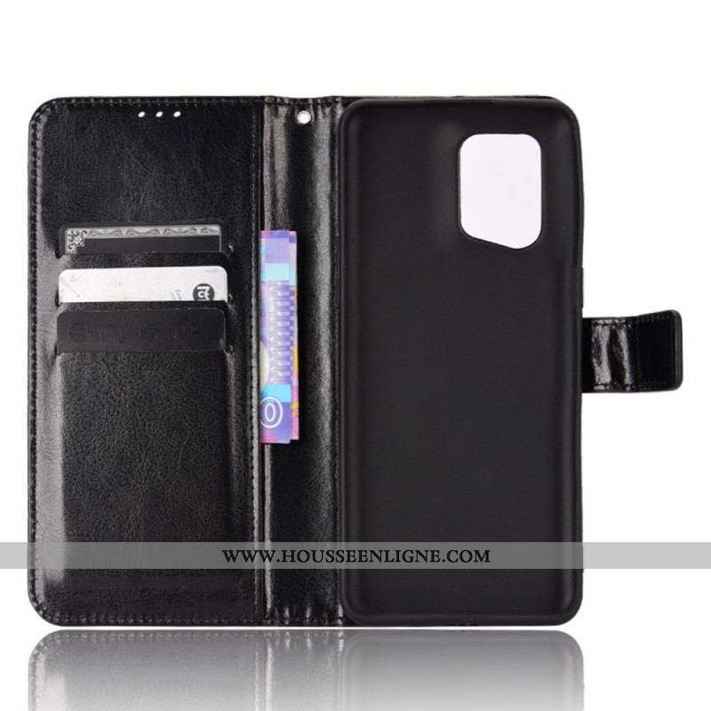 Housse Oppo Find X5 Pro Simili Cuir Flashy