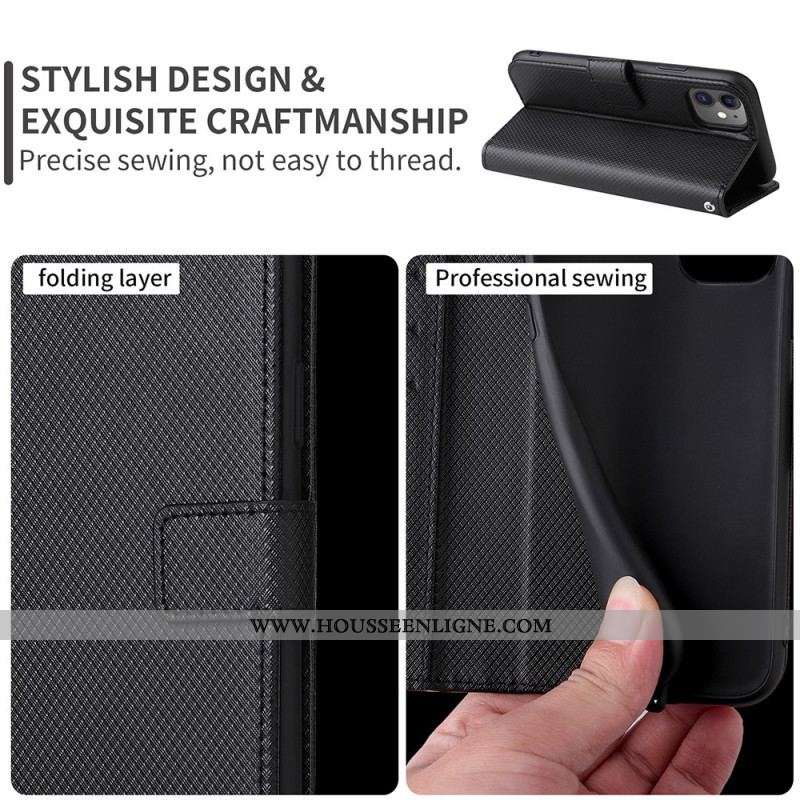 Housse Oppo Find X5 Pro Simili Cuir Stylé à Lanière