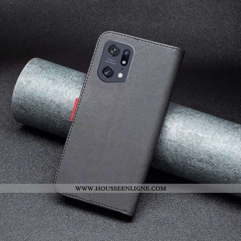 Housse Oppo Find X5 Pro Simili Cuir Tetxuré BINFEN COLOR