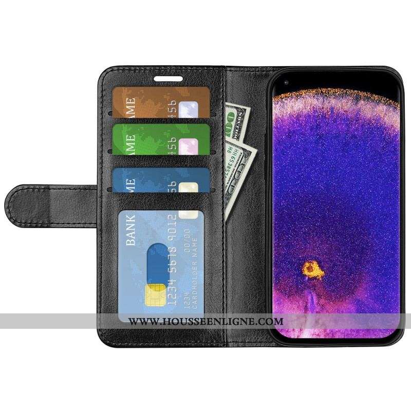Housse Oppo Find X5 Pro Simili Cuir Vintage