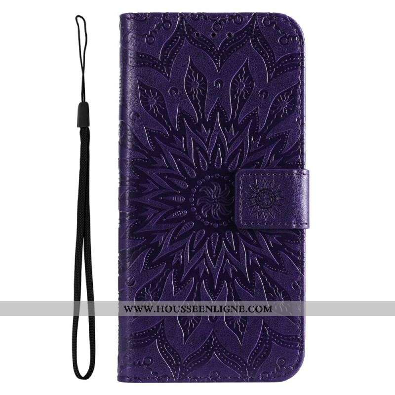 Housse Oppo Find X5 Pro Soleil à Lanière
