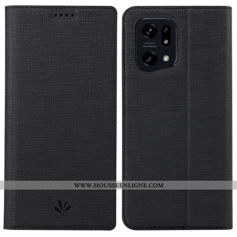 Housse Oppo Find X5 Pro Texture Tissu VILI