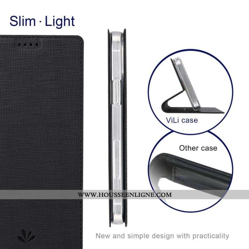 Housse Oppo Find X5 Pro Texture Tissu VILI
