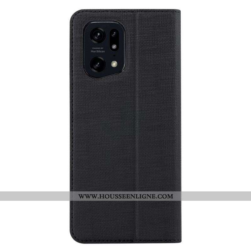 Housse Oppo Find X5 Pro Texture Tissu VILI