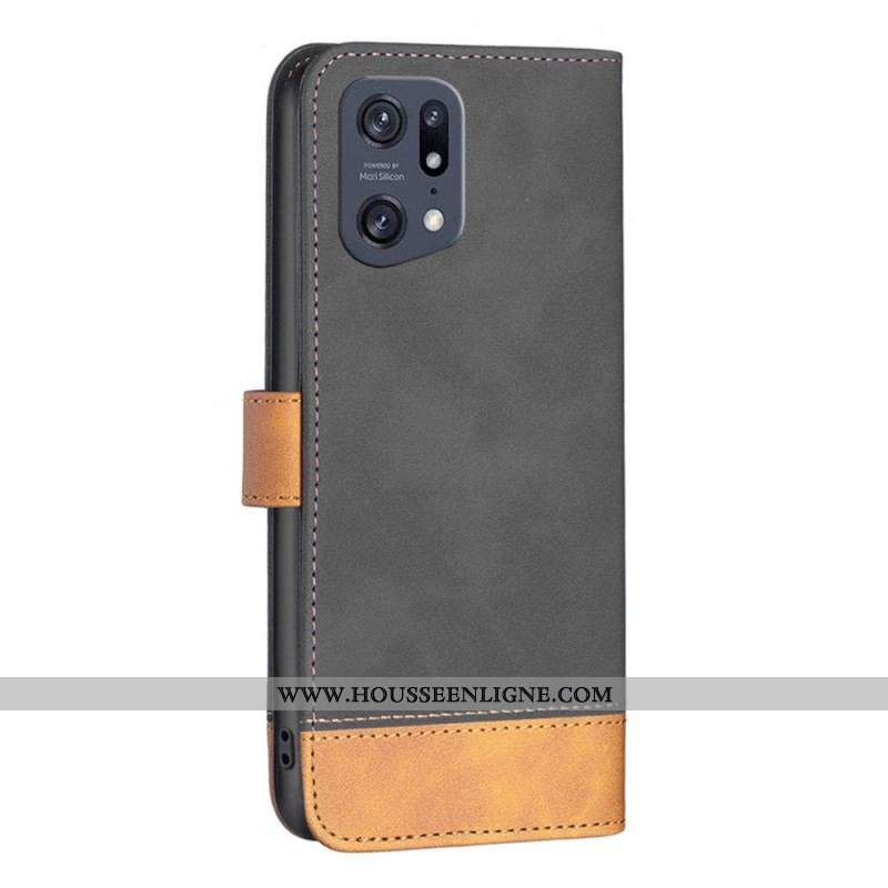 Housse Oppo Find X5 Pro Vintage Binfen Color