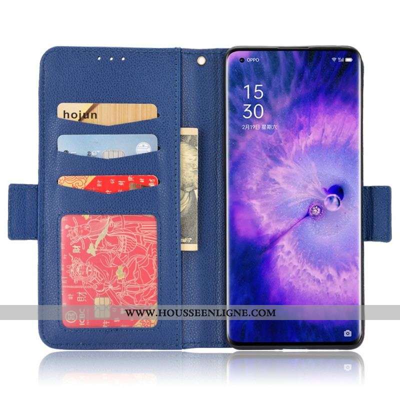 Housse Oppo Find X5 Rabat Double New Colors
