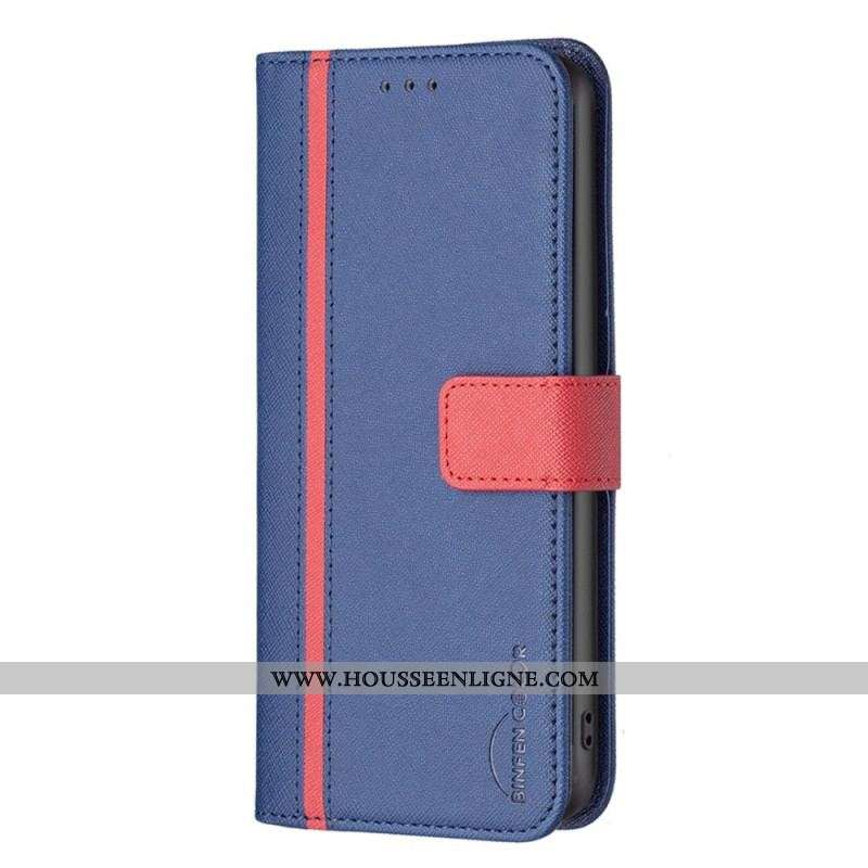 Housse Oppo Find X5 Simili Cuir Tetxuré BINFEN COLOR