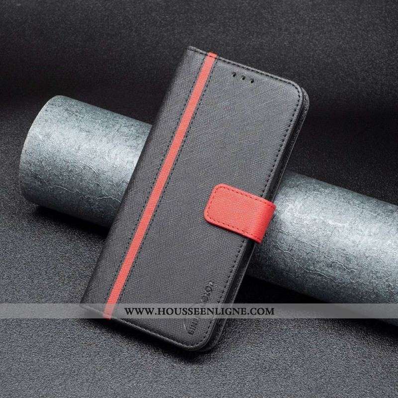 Housse Oppo Find X5 Simili Cuir Tetxuré BINFEN COLOR