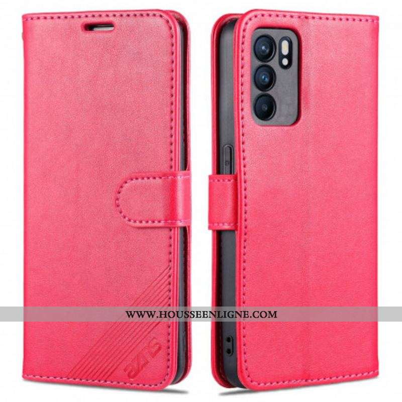 Housse Oppo Reno 6 5G AZNS Simili Cuir