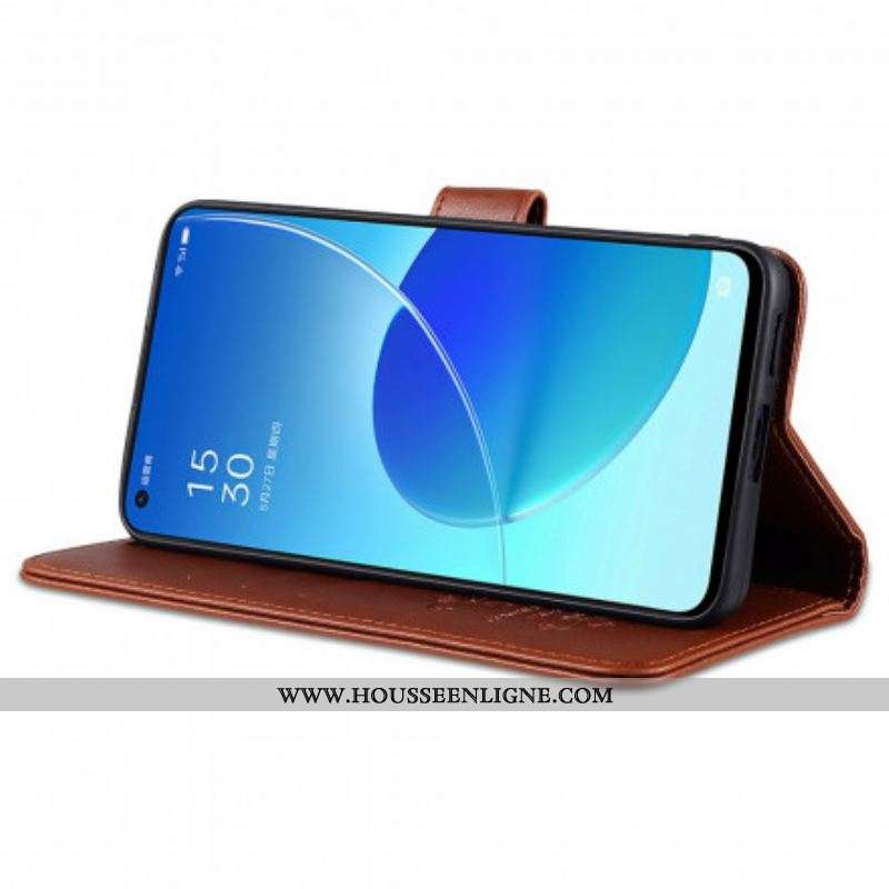 Housse Oppo Reno 6 5G AZNS Simili Cuir
