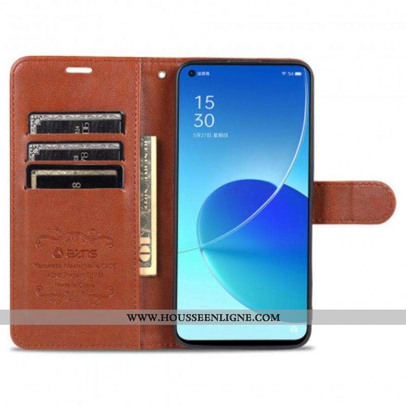Housse Oppo Reno 6 5G AZNS Simili Cuir