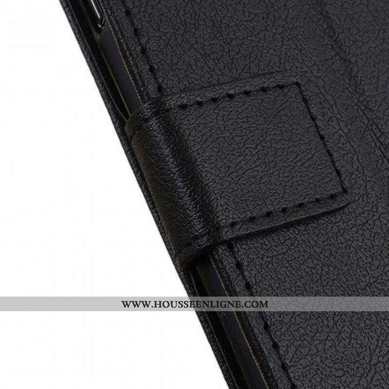 Housse Oppo Reno 6 5G Effet Cuir Classique Simple