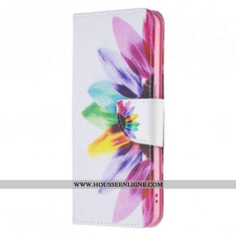 Housse Oppo Reno 6 5G Fleur Aquarelle
