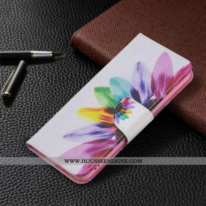 Housse Oppo Reno 6 5G Fleur Aquarelle
