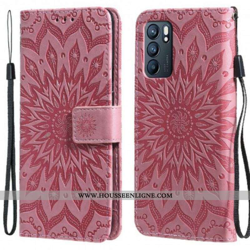 Housse Oppo Reno 6 5G Fleur de Soleil