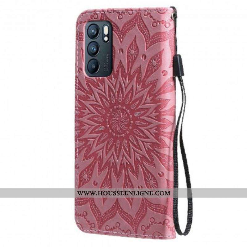 Housse Oppo Reno 6 5G Fleur de Soleil