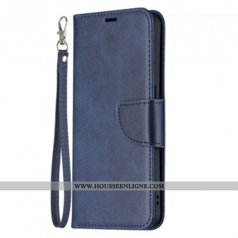 Housse Oppo Reno 6 5G Lisse Rabat Oblique