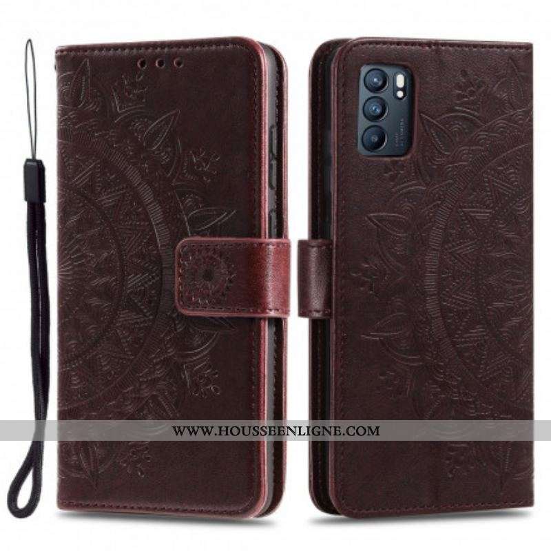 Housse Oppo Reno 6 5G Mandala Soleil