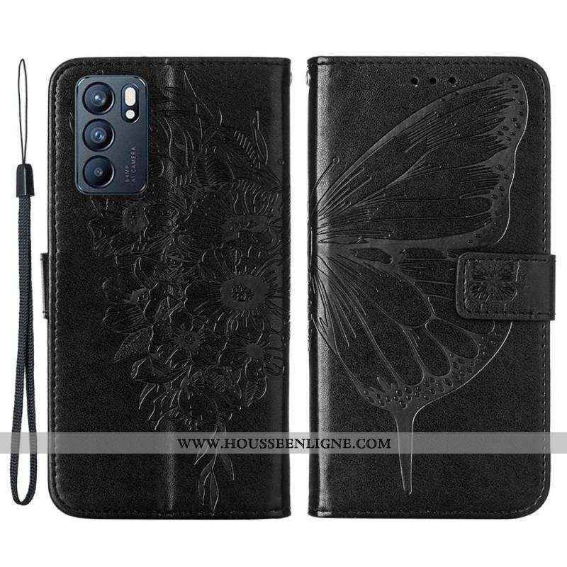 Housse Oppo Reno 6 5G Papillon Design