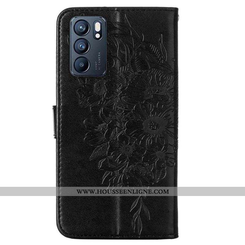 Housse Oppo Reno 6 5G Papillon Design