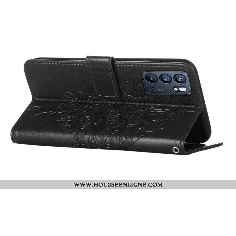 Housse Oppo Reno 6 5G Papillon Design