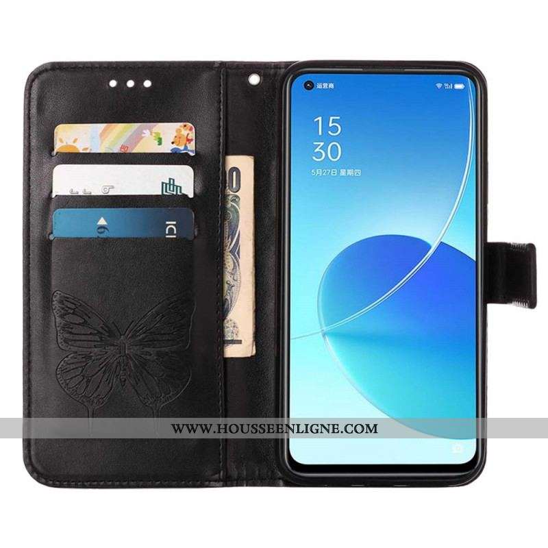 Housse Oppo Reno 6 5G Papillon Design