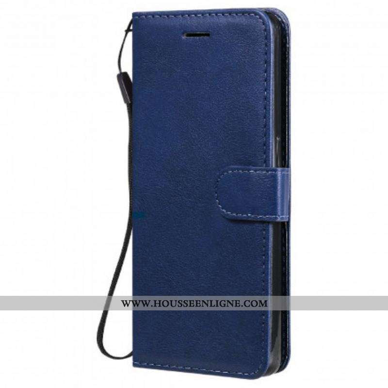 Housse Oppo Reno 6 5G Solid Color Serie à Lanière