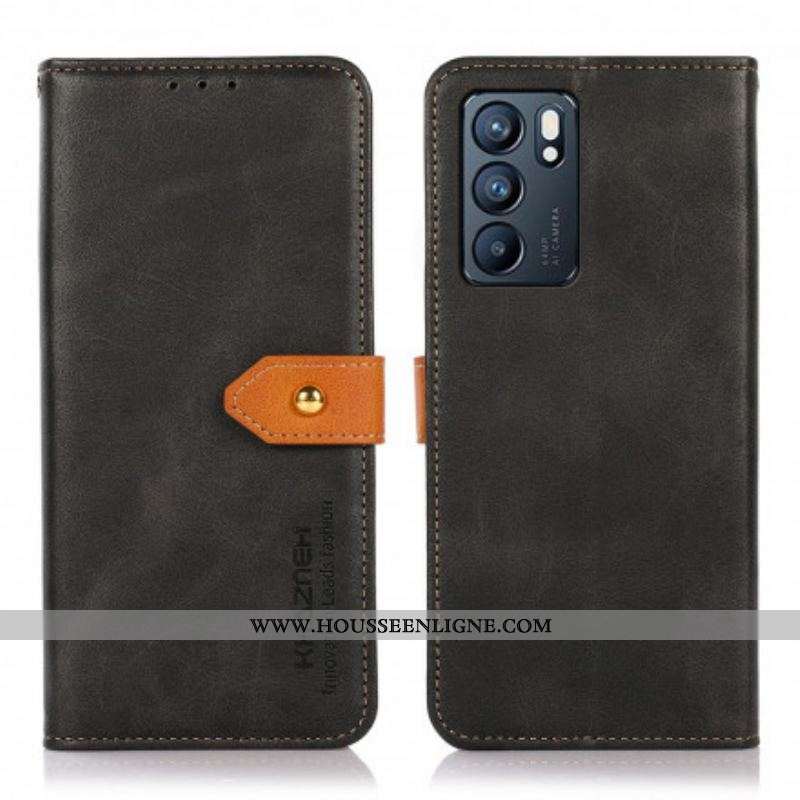 Housse Oppo Reno 6 5G avec Sangle KHAZNEH