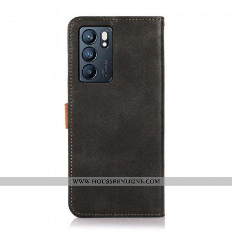 Housse Oppo Reno 6 5G avec Sangle KHAZNEH