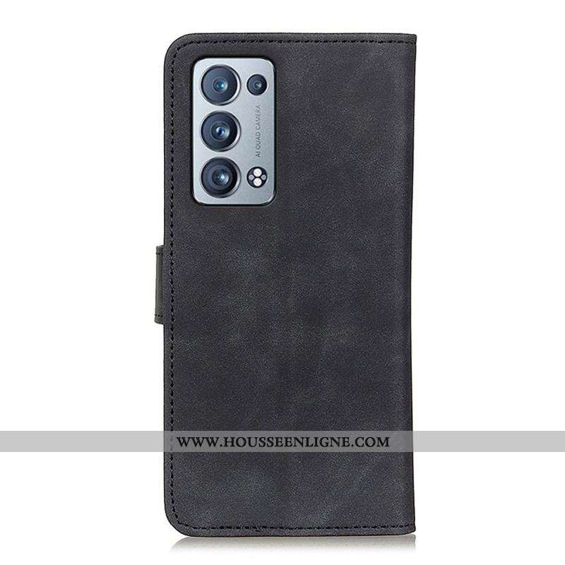 Housse Oppo Reno 6 Pro 5G KHAZNEH Simili Cuir Vintage