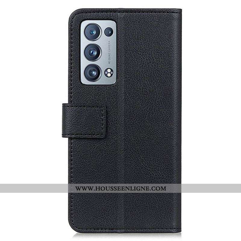 Housse Oppo Reno 6 Pro 5G Simili Cuir Folio
