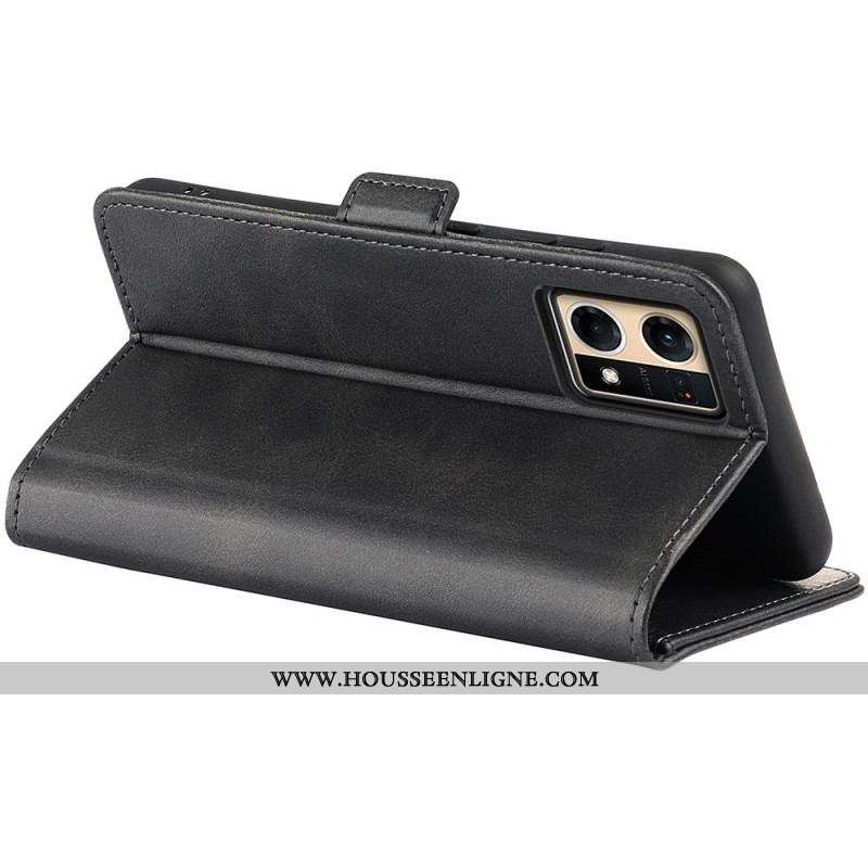 Housse Oppo Reno 7 Double Fermoir