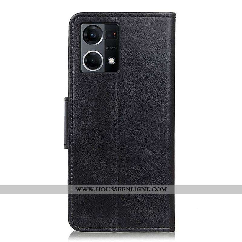 Housse Oppo Reno 7 Fermoir Réversible