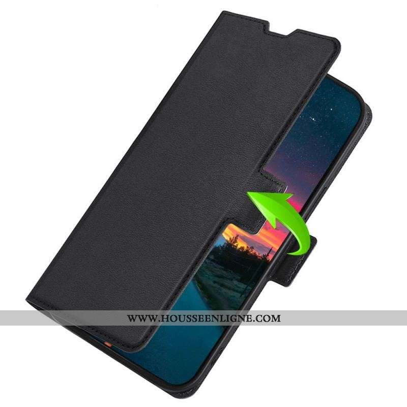Housse Oppo Reno 7 Finesse Double Fermoir