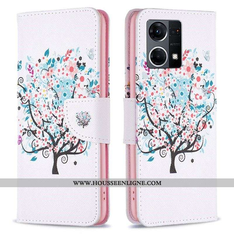 Housse Oppo Reno 7 Flowered Tree