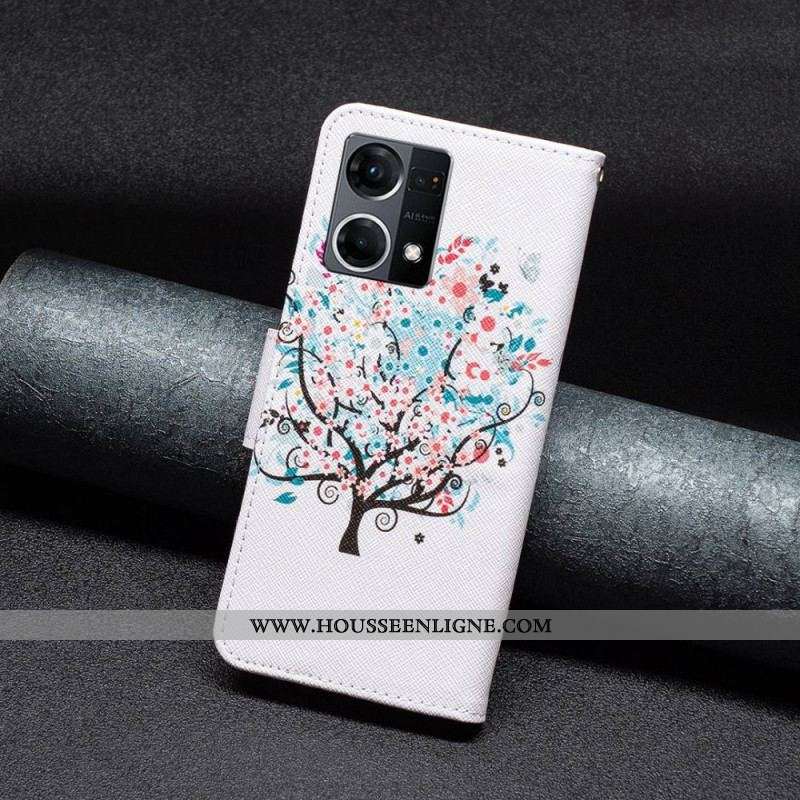Housse Oppo Reno 7 Flowered Tree
