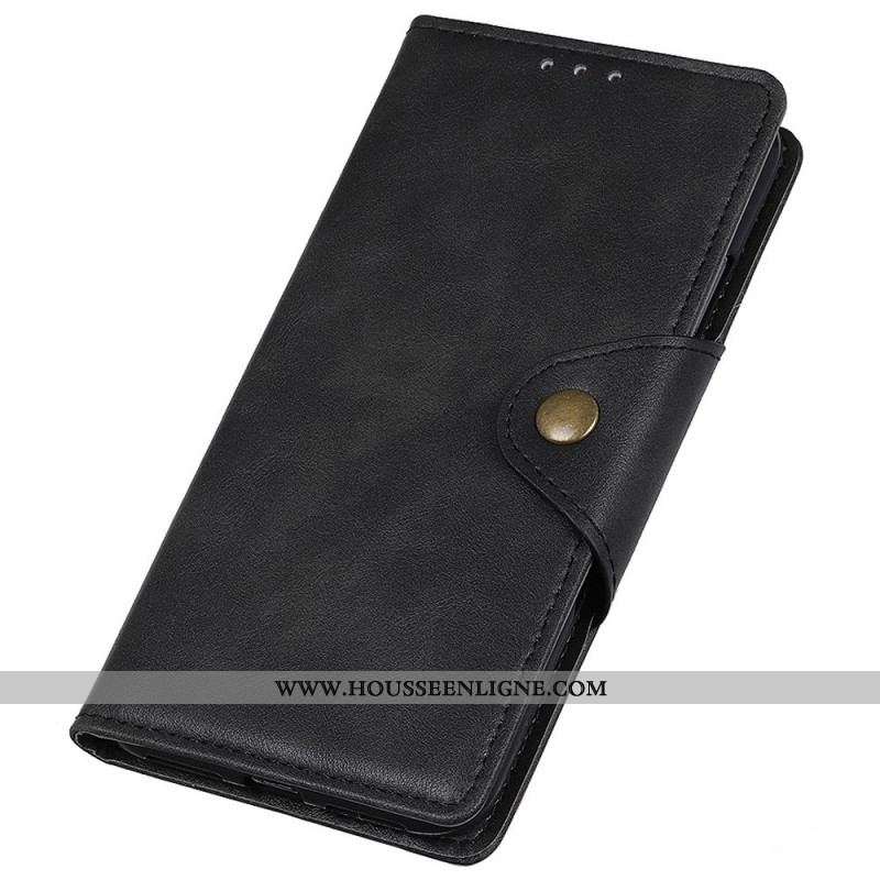 Housse Oppo Reno 7 Simili Cuir Bouton