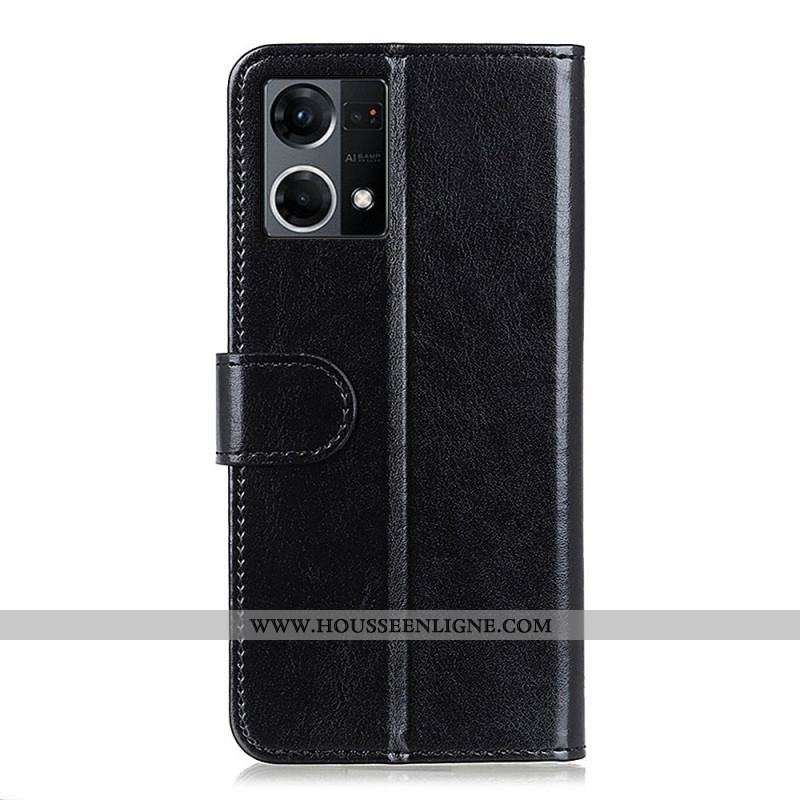 Housse Oppo Reno 7 Simili Cuir Finesse