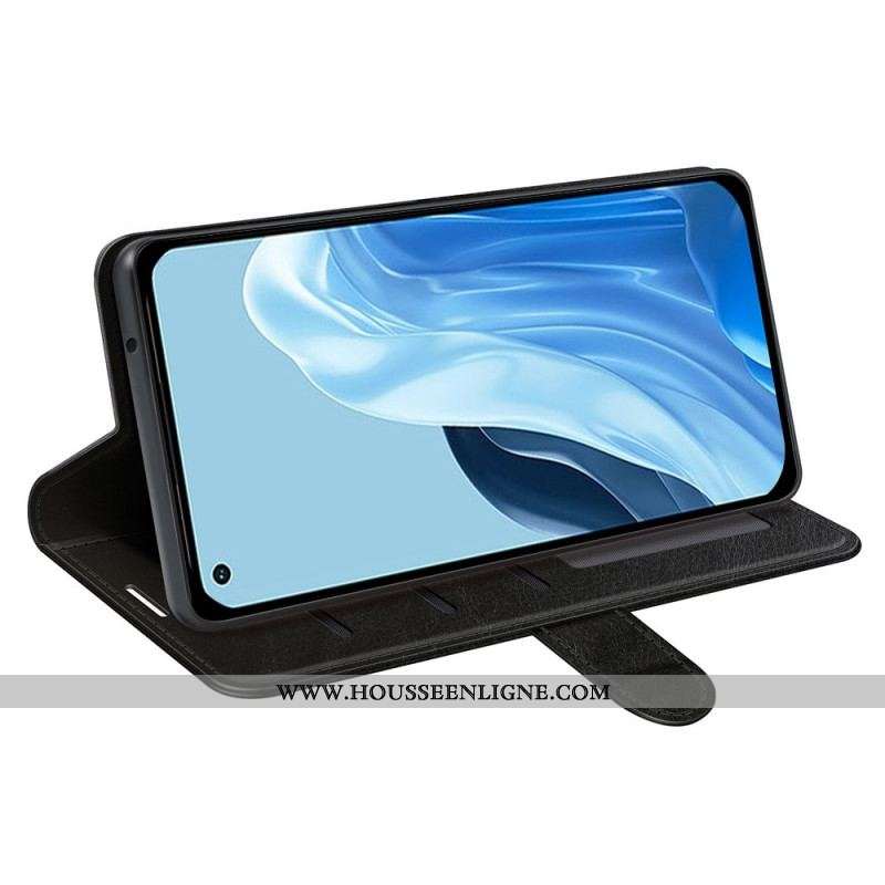 Housse Oppo Reno 7 Simili Cuir Rétro